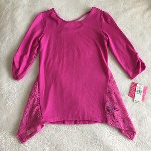 iZ Byer Magenta Girls Top